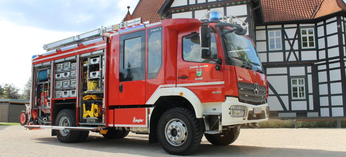 Presslufthorn] HLF 20 Freiwillige Feuerwehr Hohegeiß auf